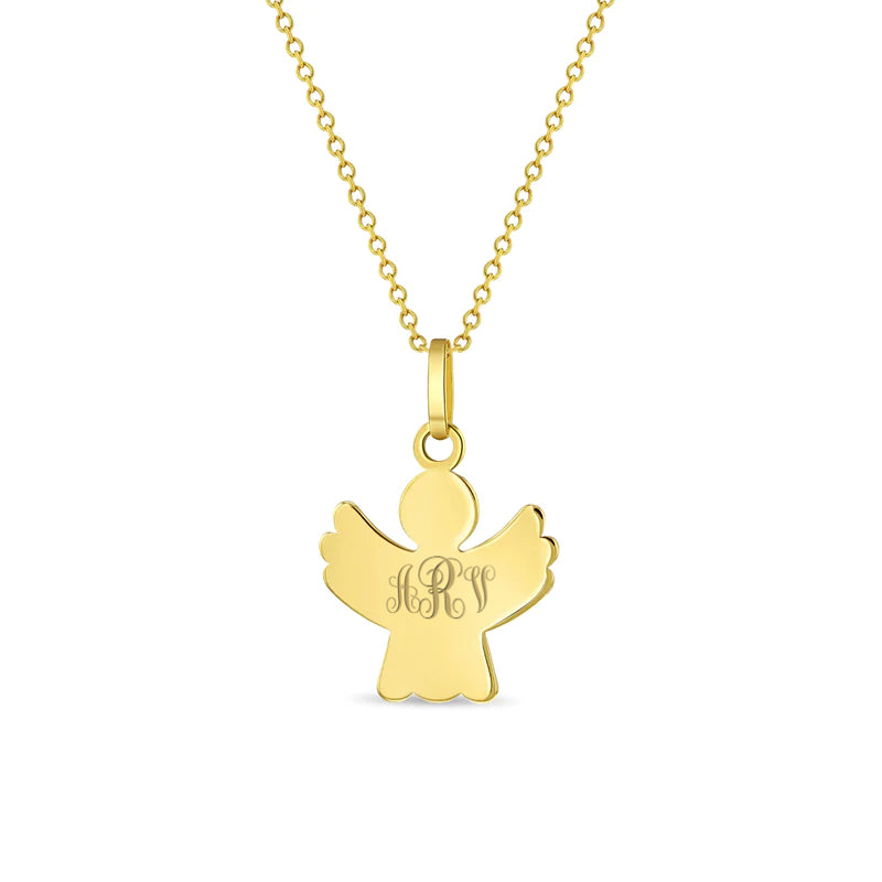 14k Gold 5 6 Polished Angel Star Baby Toddler Kids Bracelet