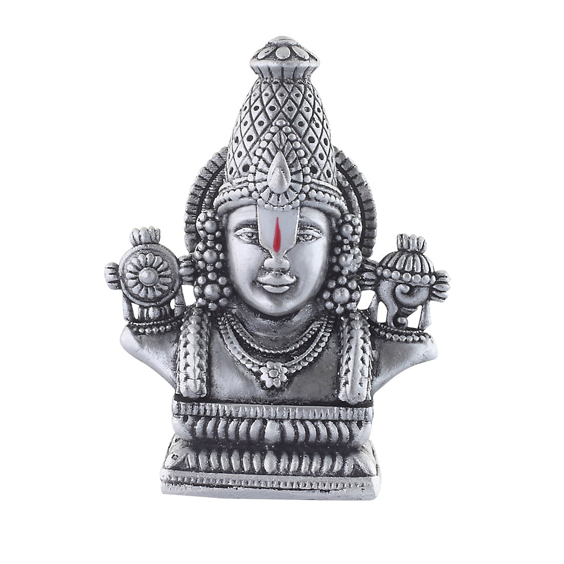 Tirupati Balaji Venkateswara  Idol Pure Silver 925 Statue