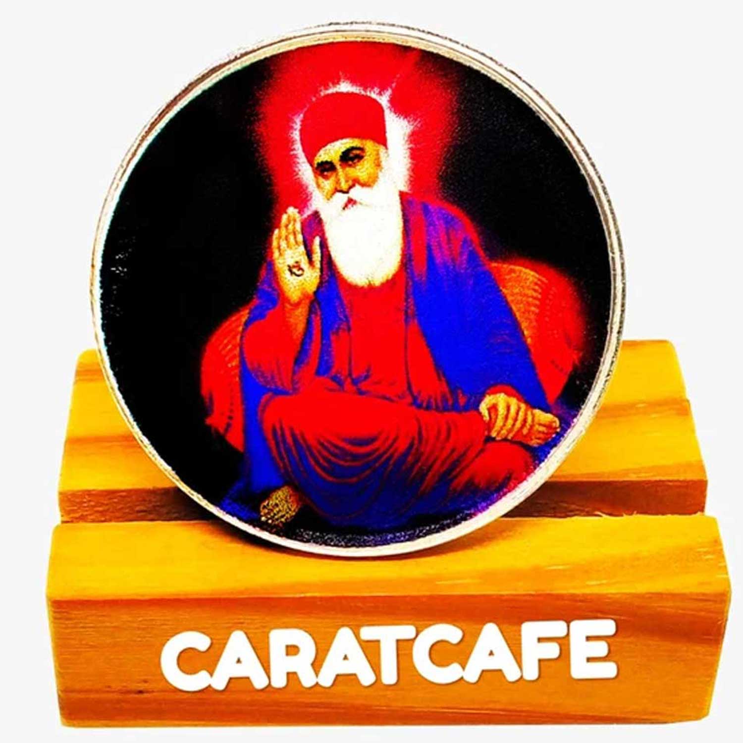 Color Pure Silver 999 Coin Guru Nanak