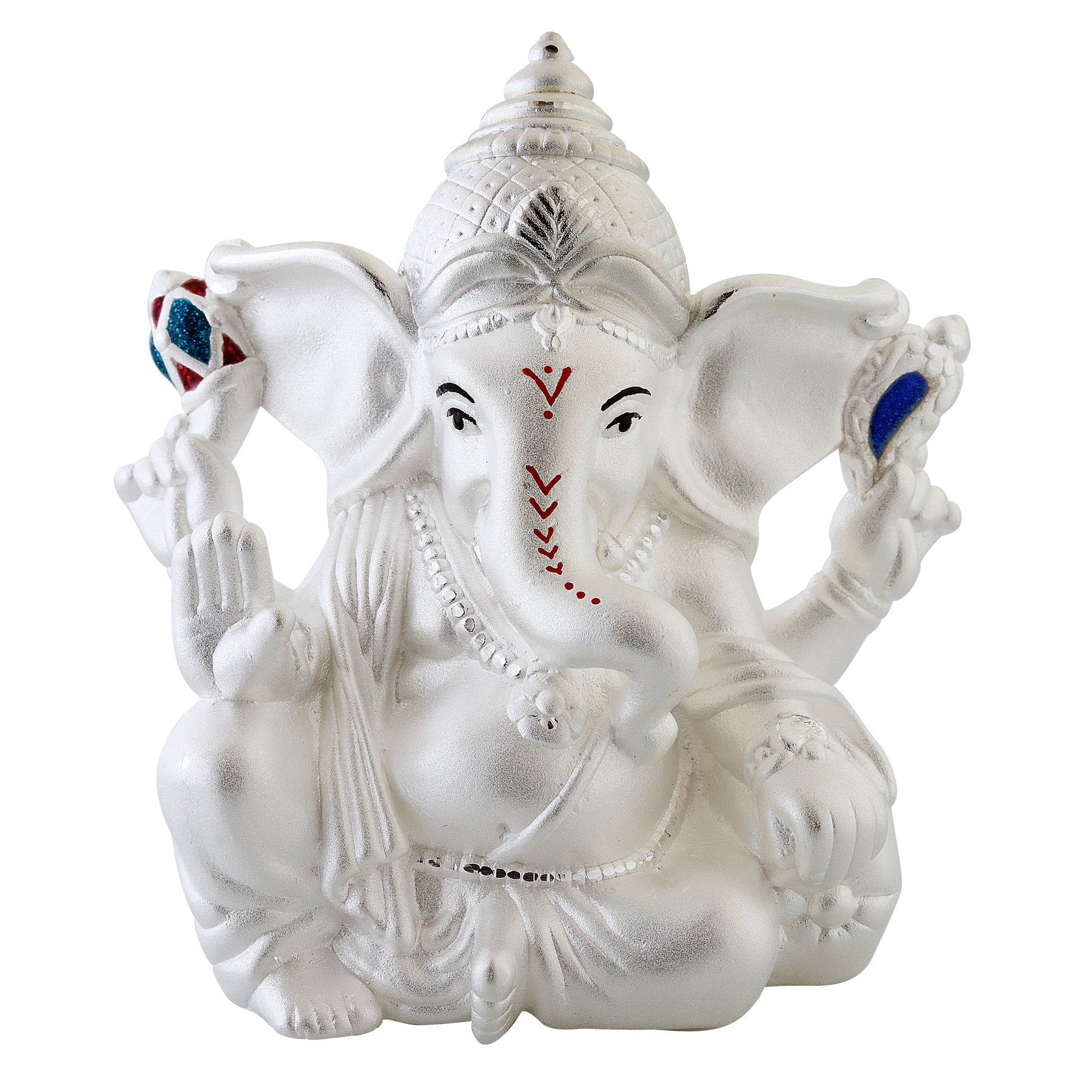 Motu Ganesh Idol Pure Silver Murti