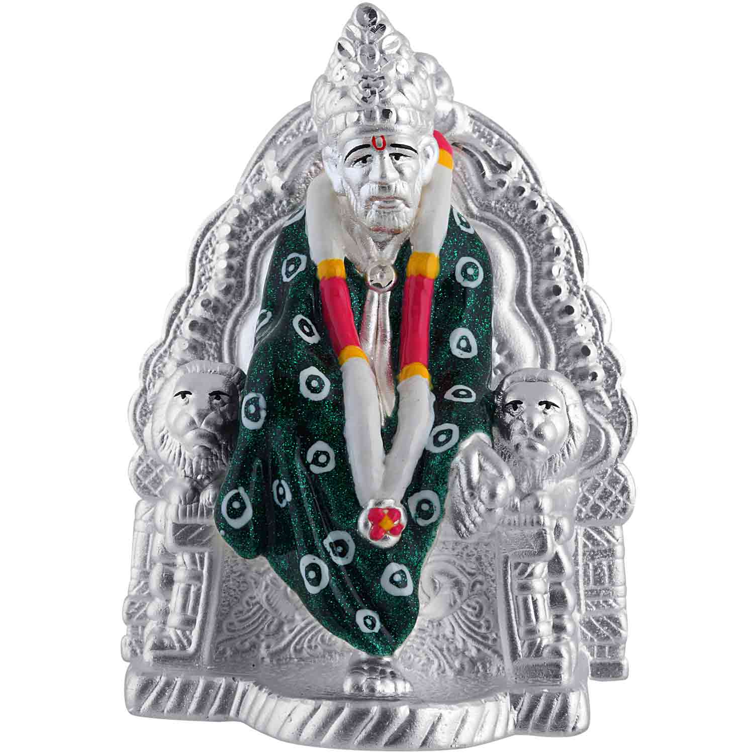 Pure Silver 990 Sai Baba Idol