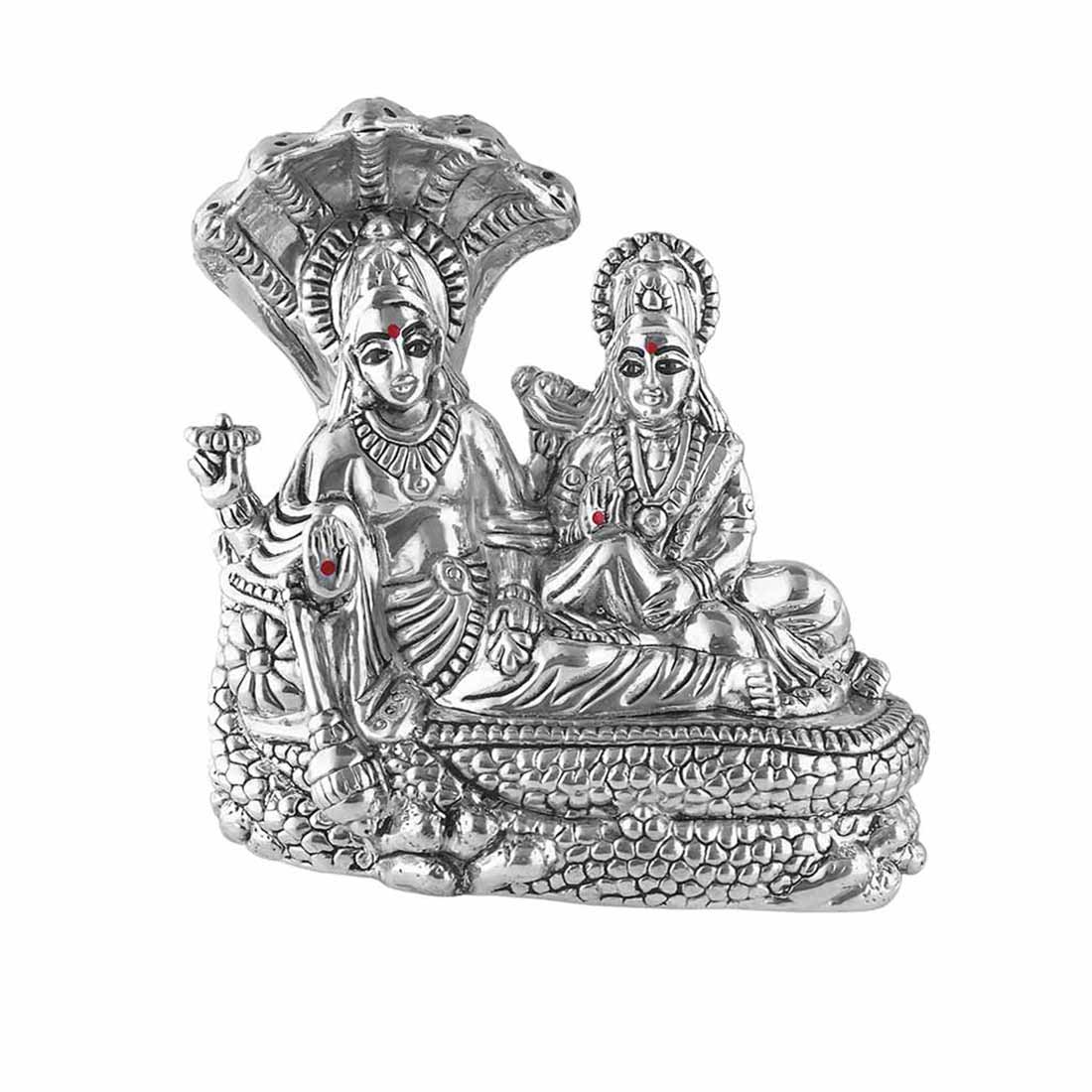 Pure Silver 990 Narayan Laxmi Idol