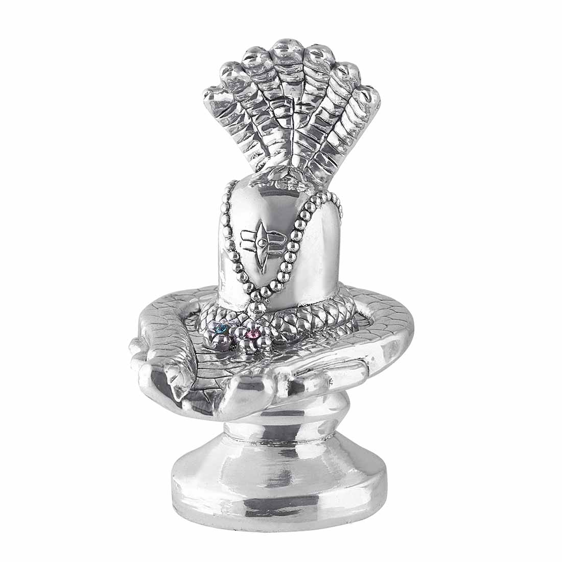 CaratCafe Pure Silver 999 Lord Shiva Lingam Idol