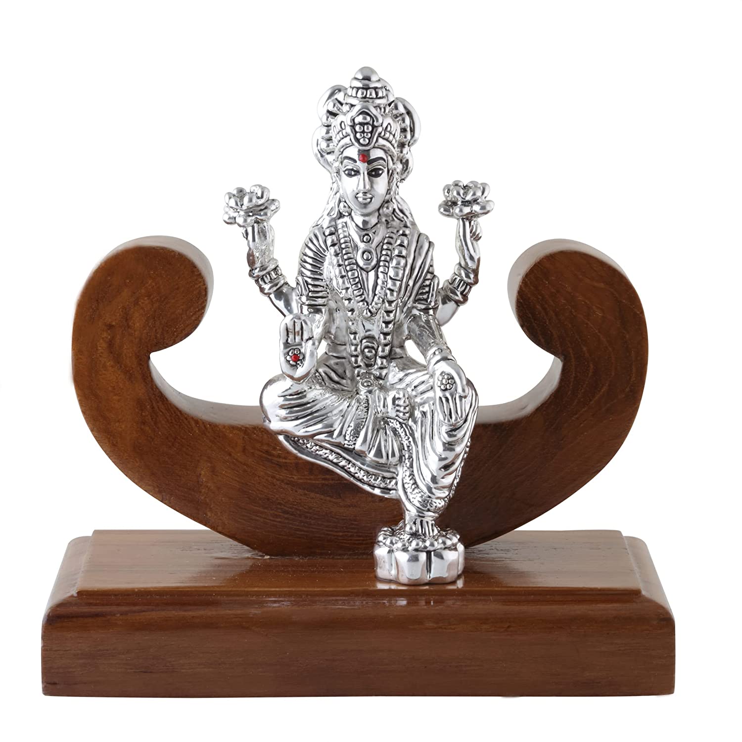 CaratCafe Pure Silver Laxmi Idol
