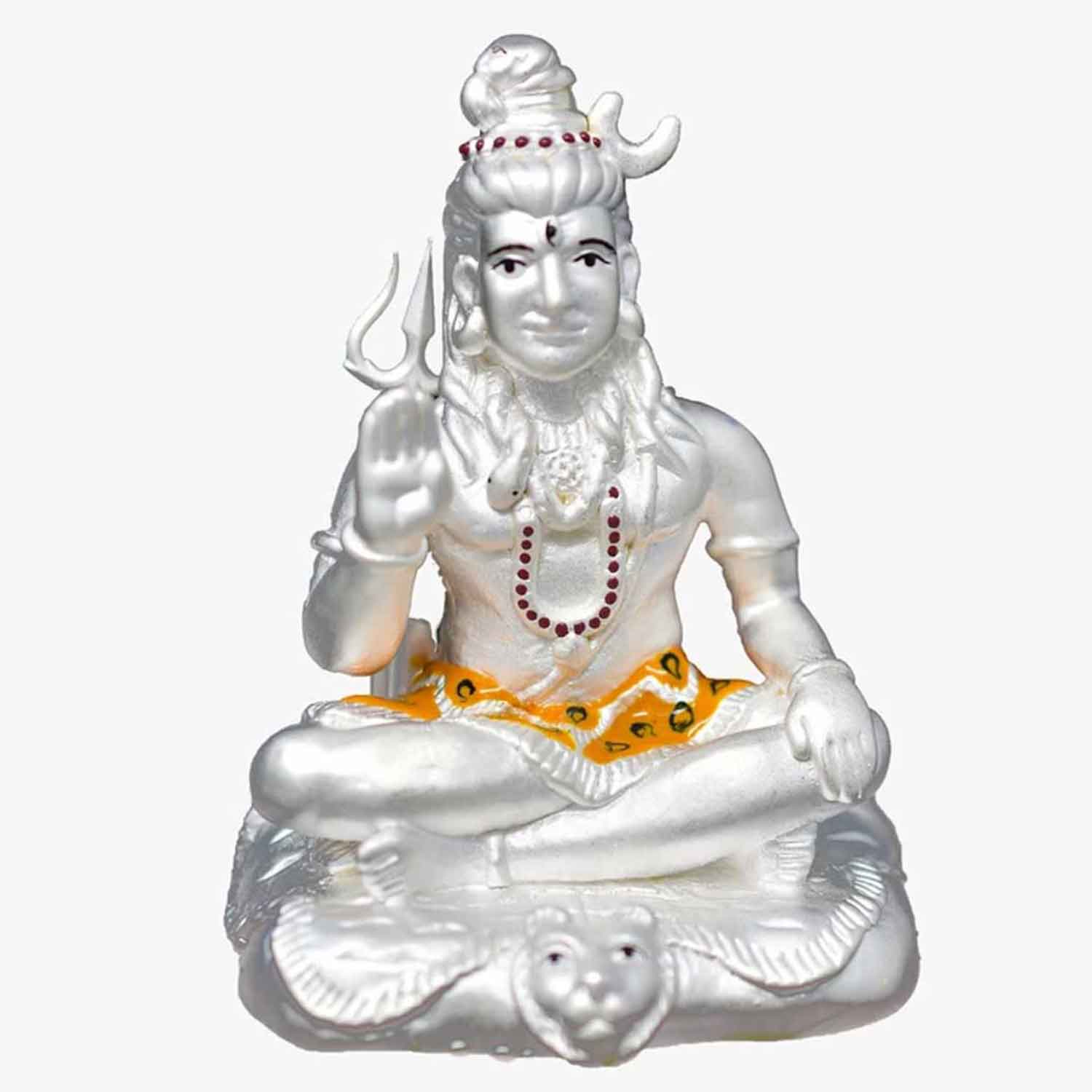 Pure Silver Bholenath Shiva Shankar Idol