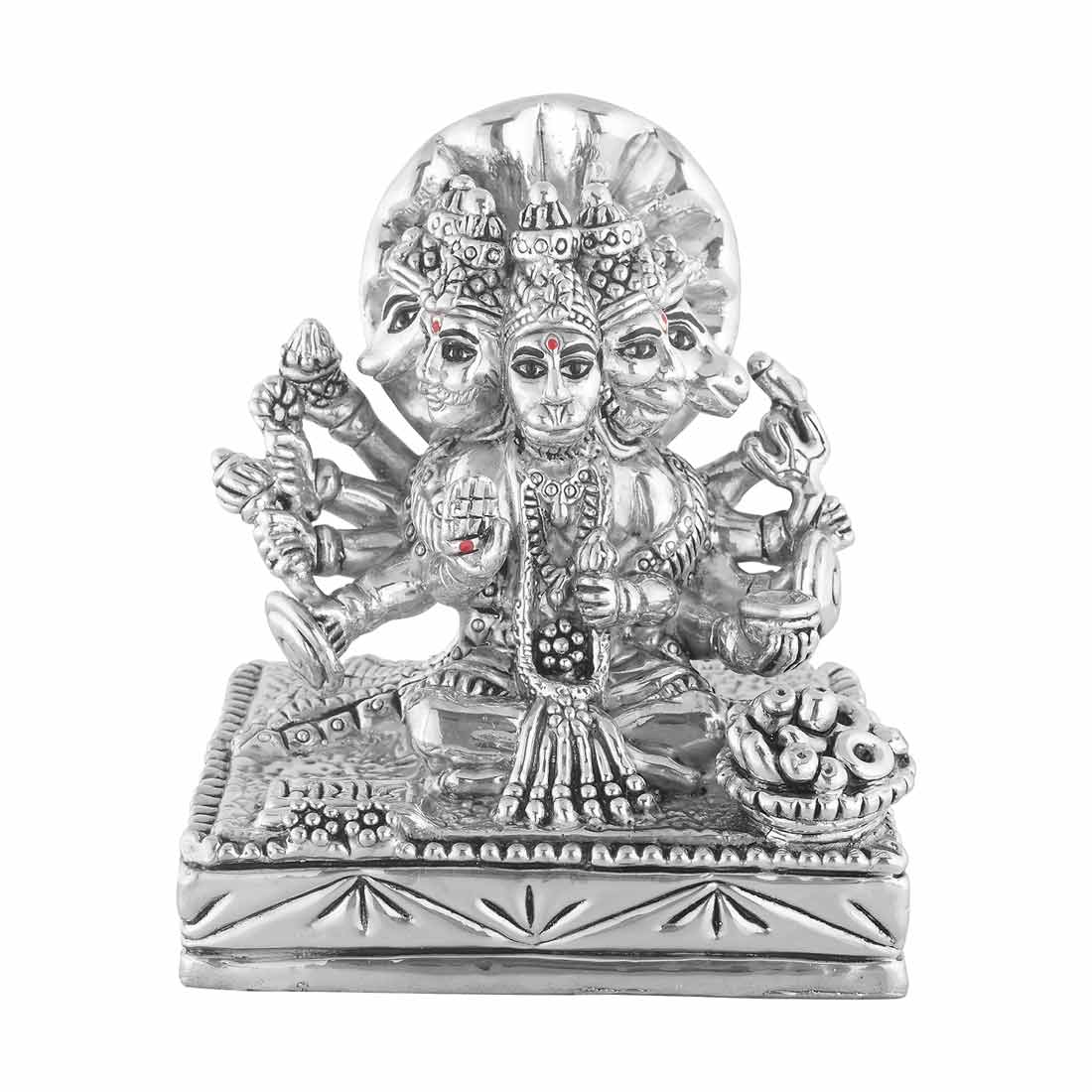 Panchmukhi Hanuman Pure Silver Idol