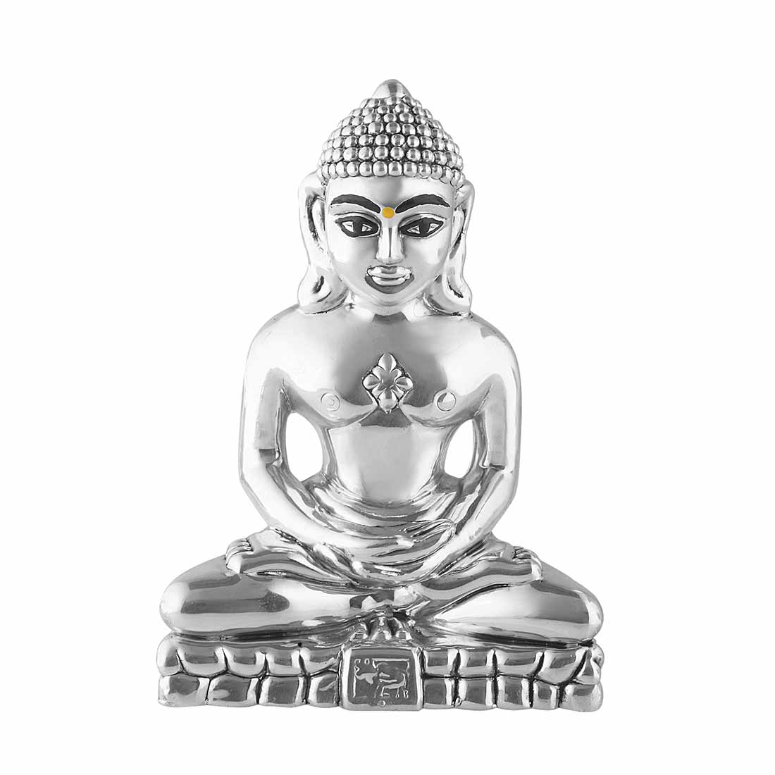 Pure Silver 990 Mahavir Swami Jain God Idol