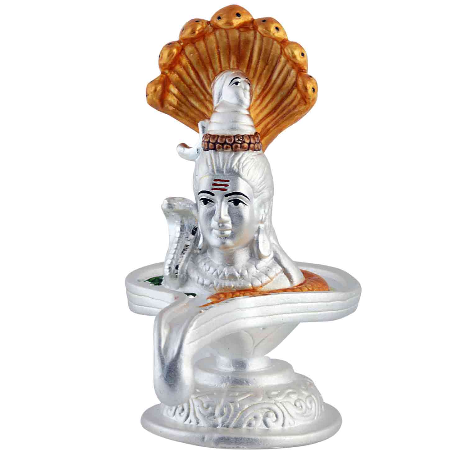 Pure Silver 990 Shivling Shiva Lingam Statue