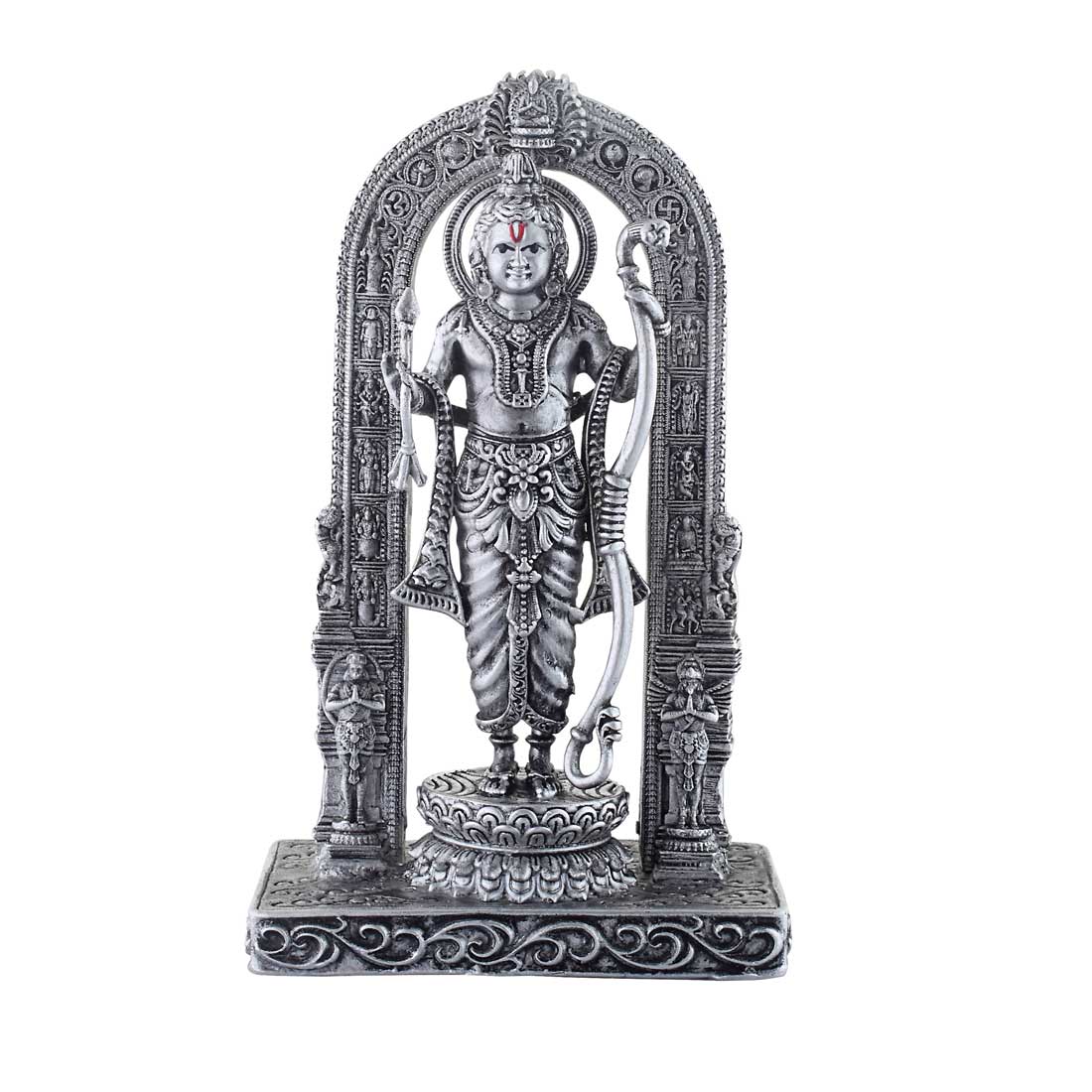 Shree Ram Idol Solid Silver Figurine Deity Statue of Lord Rama