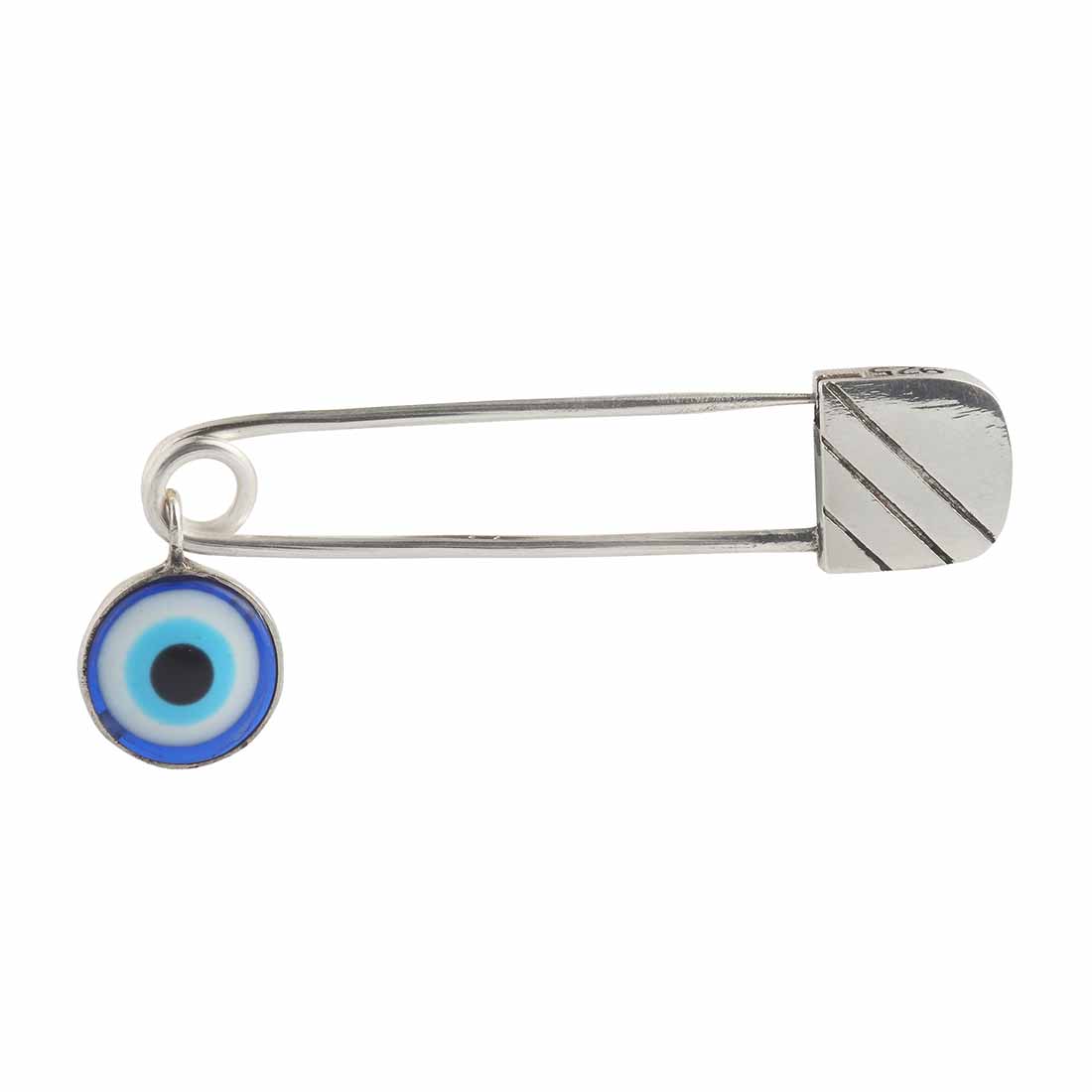 925 Silver Evil Eye Lapel Pin Brooch