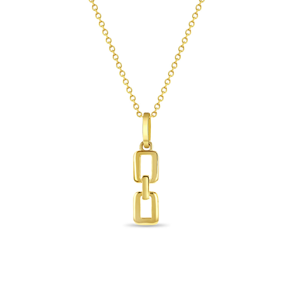 14k Gold Linked Chain Women's Pendant/Necklace 16